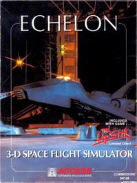 Box cover for Echelon on the Apple II.