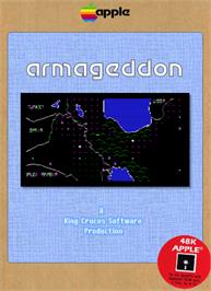 Box cover for Empire III: Armageddon on the Apple II.