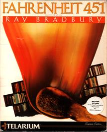 Box cover for Fahrenheit 451 on the Apple II.
