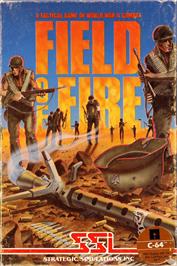 Box cover for Field of Fire on the Apple II.