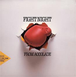 Box cover for Fight Night on the Apple II.