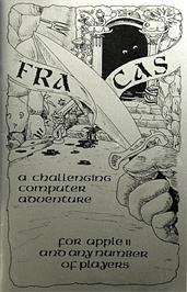 Box cover for Fracas on the Apple II.