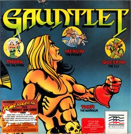 Box cover for Gauntlet on the Apple II.