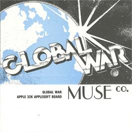 Box cover for Global War on the Apple II.