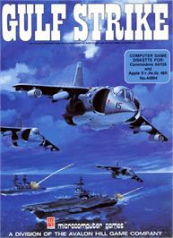 Box cover for Gulf Strike on the Apple II.