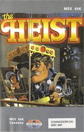 Box cover for Heist on the Apple II.