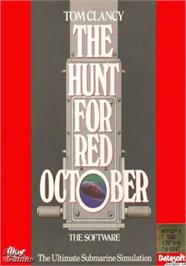 Box cover for Hunt for Red October on the Apple II.