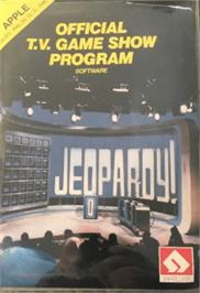 Box cover for Jeopardy on the Apple II.