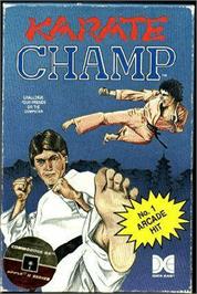 Box cover for Karate Champ on the Apple II.