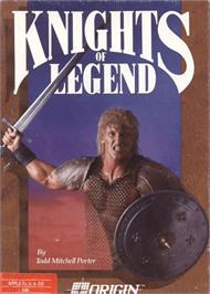 Box cover for Knights of Legend on the Apple II.