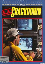 Box cover for LA Crackdown on the Apple II.