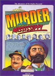 Box cover for Murder on the Mississippi on the Apple II.