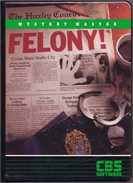 Box cover for Mystery Master: Felony on the Apple II.