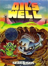 Box cover for Oil's Well on the Apple II.