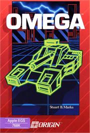 Box cover for Omega on the Apple II.
