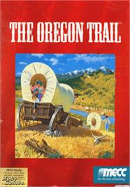 Box cover for Oregon Trail on the Apple II.