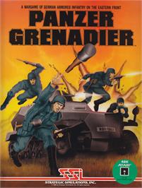 Box cover for Panzer Grenadier on the Apple II.