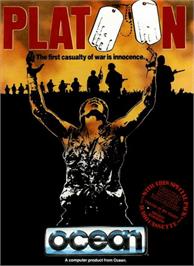 Box cover for Platoon on the Apple II.