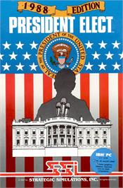 Box cover for President Elect: 1988 Edition on the Apple II.