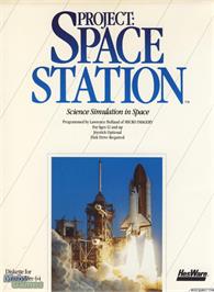 Box cover for Project: Space Station on the Apple II.