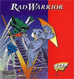 Box cover for Rad Warrior on the Apple II.