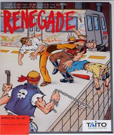 Box cover for Renegade on the Apple II.