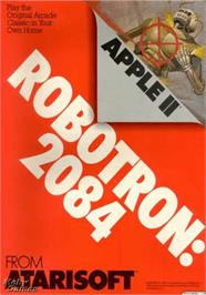 Box cover for Robotron on the Apple II.