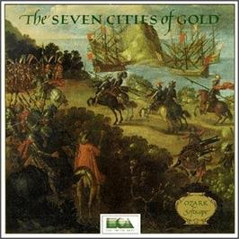Box cover for Seven Cities of Gold on the Apple II.