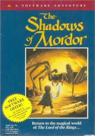 Box cover for Shadows of Mordor on the Apple II.