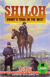 Box cover for Shiloh: Grant's Trial in the West on the Apple II.