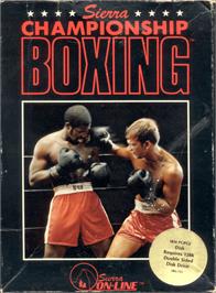Box cover for Sierra Championship Boxing on the Apple II.