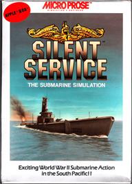 Box cover for Silent Service on the Apple II.