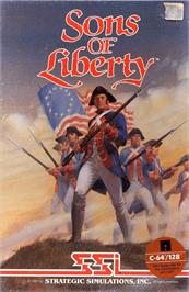 Box cover for Sons of Liberty on the Apple II.