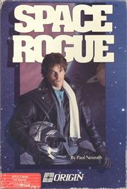 Box cover for Space Rogue on the Apple II.