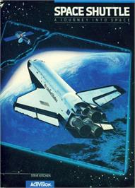 Box cover for Space Shuttle: A Journey into Space on the Apple II.