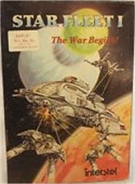 Box cover for Star Fleet I: The War Begins on the Apple II.
