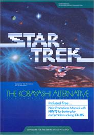Box cover for Star Trek The Kobayashi Alternative on the Apple II.