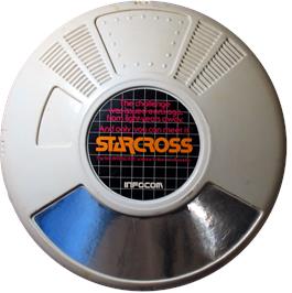 Box cover for Starcross on the Apple II.
