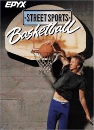 Box cover for Street Sports Basketball on the Apple II.