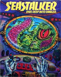 Box cover for Sub Stalker on the Apple II.
