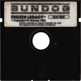 Box cover for SunDog: Frozen Legacy on the Apple II.