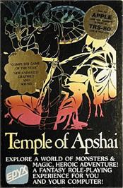 Box cover for Temple of Apshai Trilogy on the Apple II.