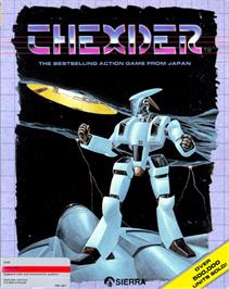 Box cover for Thexder on the Apple II.