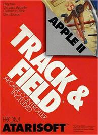 Box cover for Track & Field on the Apple II.