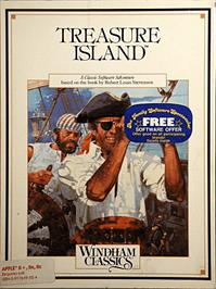 Box cover for Treasure Island on the Apple II.