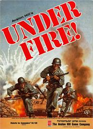 Box cover for Under Fire on the Apple II.