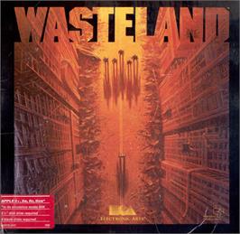 Box cover for Wasteland on the Apple II.