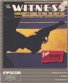 Box cover for Witness on the Apple II.