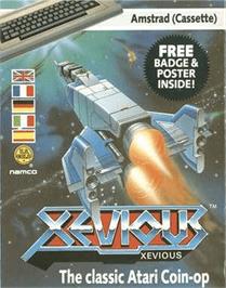 Box cover for Xevious on the Apple II.