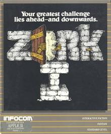Box cover for Zork I: The Great Underground Empire on the Apple II.